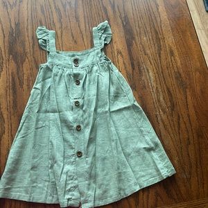 Size 4 sage green linen dress